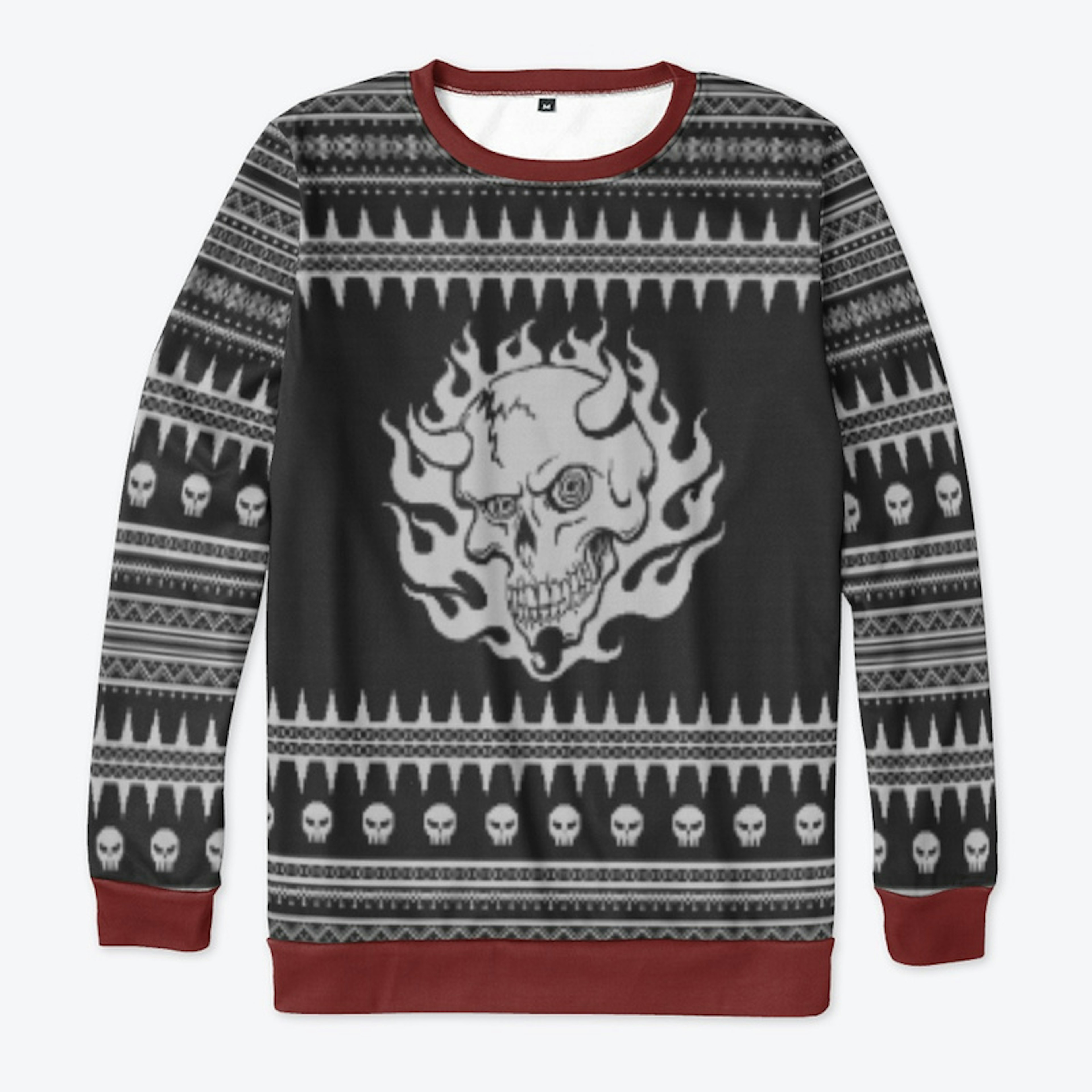 Demon Skull Christmas Sweater